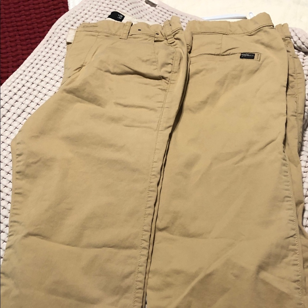 Men's 2 pair Tan Pants 29/30